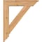 Ekena Millwork Traditional Traditional Smooth Bracket w/ Offset Brace, Western Red Cedar, 5 1/2"W x 22"D x 26"H BKT0604X22X26TRA01SWR - alternate 4
